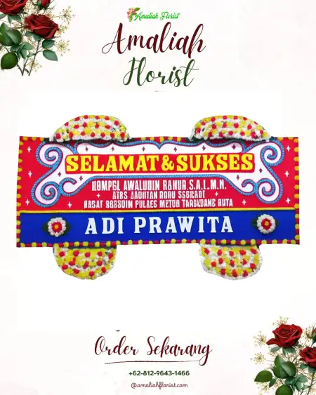 Papan Bunga Ucapan Selamat Pringapus